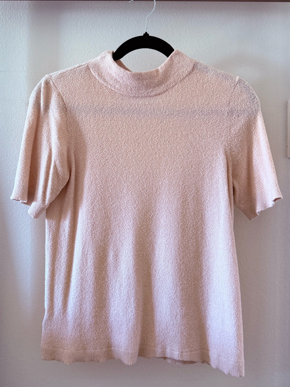Loft Pink Mockneck Sweater Tee